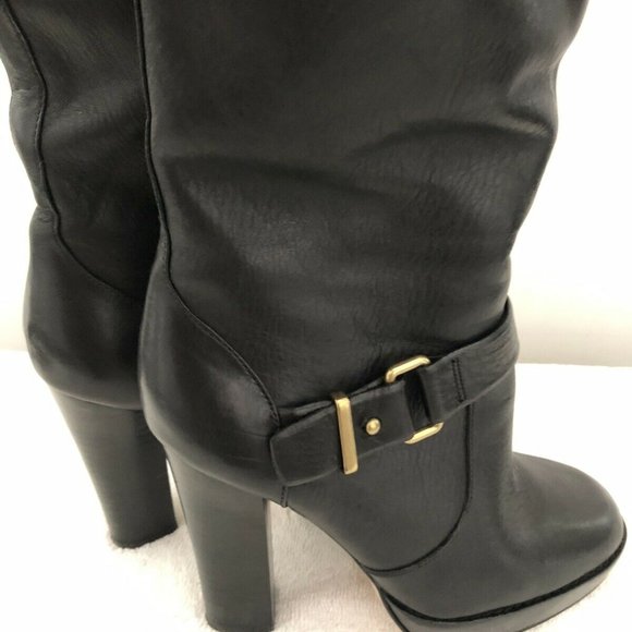 COACH LEIGHTON KNEE HIGH BOOTS SIZE 5.5 BLACK - Picture 8 of 8